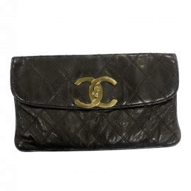 pochette chanel occasion|chanel small pouch.